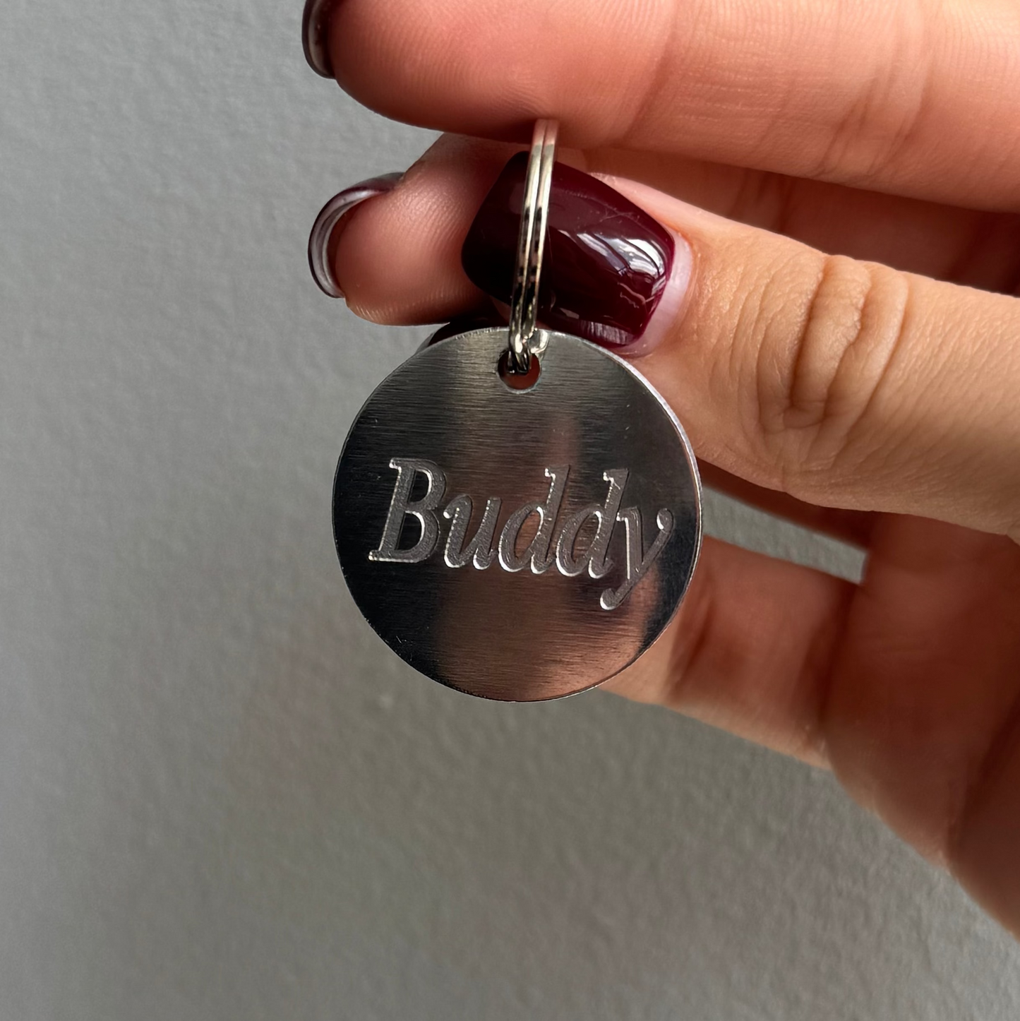 Classic Circle Dog ID Tag