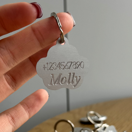 Paw Outline ID Tag