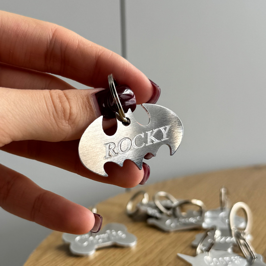 Hero Bat Dog ID Tag