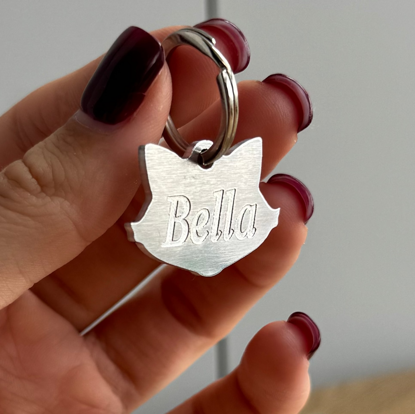 Cat Head ID Tag