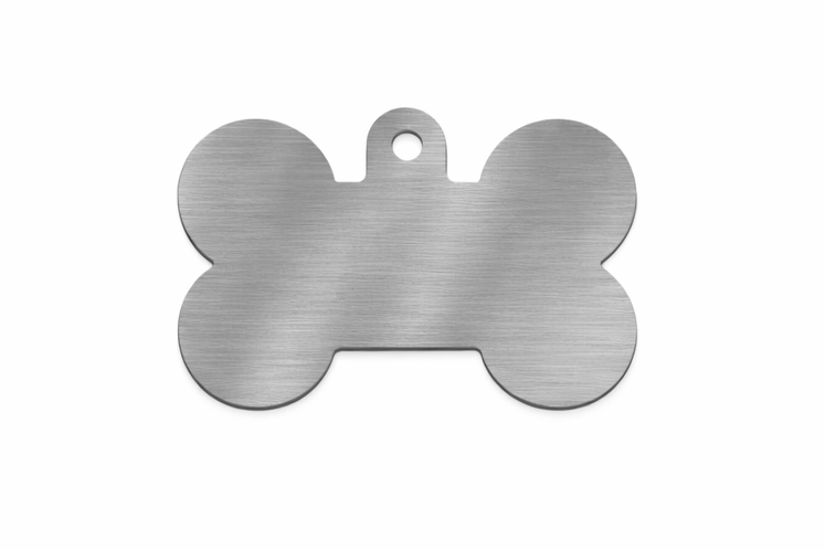 Custom Engraved Dog ID Tag – Bone Shape