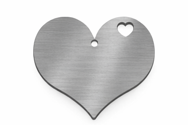 Heart ID Tag
