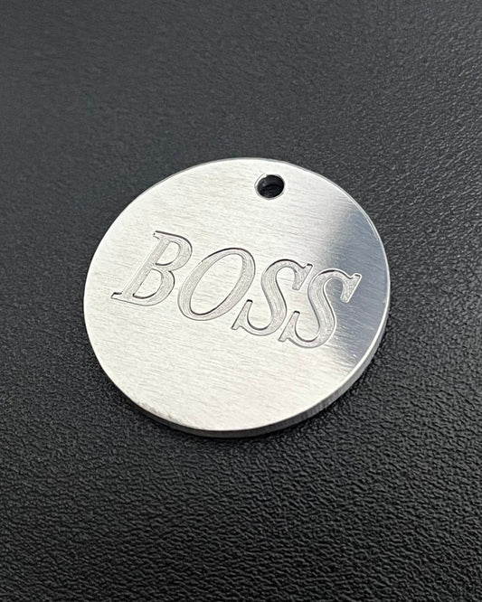 Classic Circle Dog ID Tag