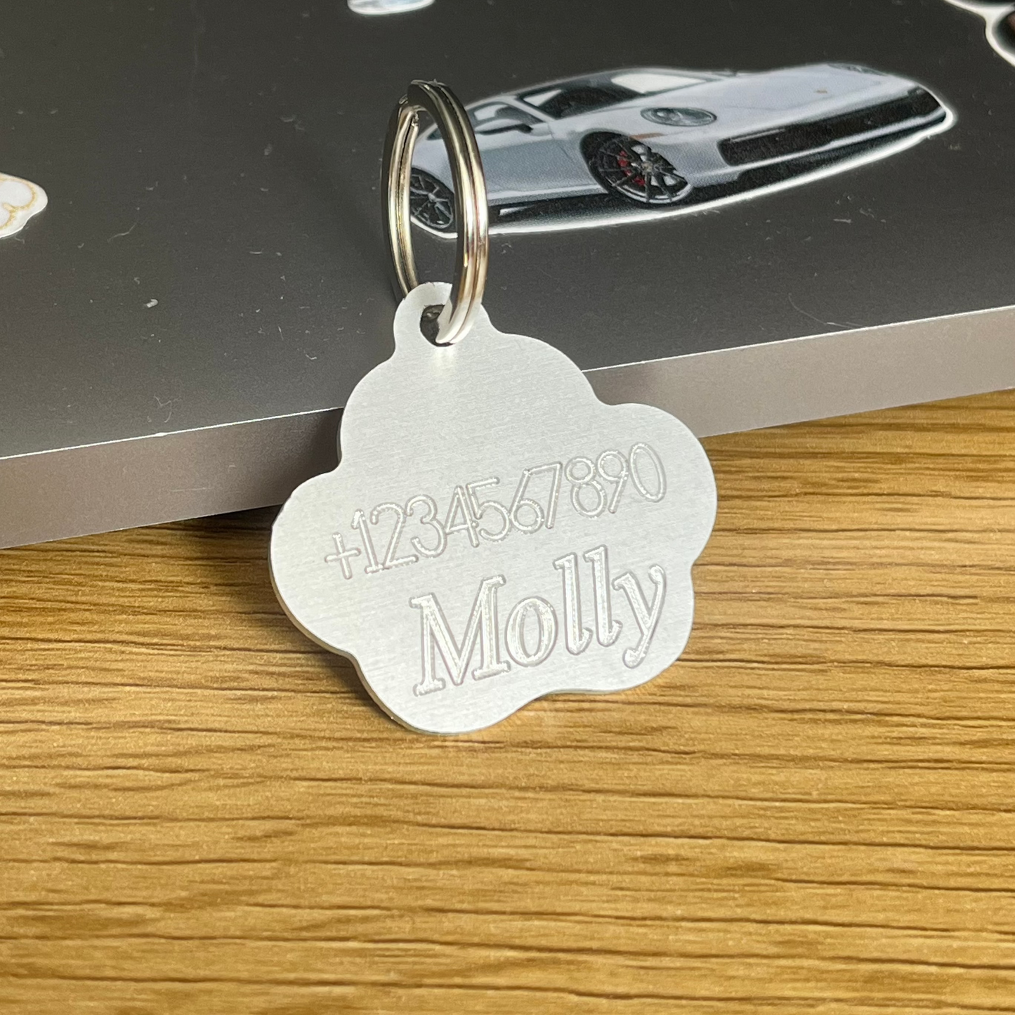 Paw Outline ID Tag