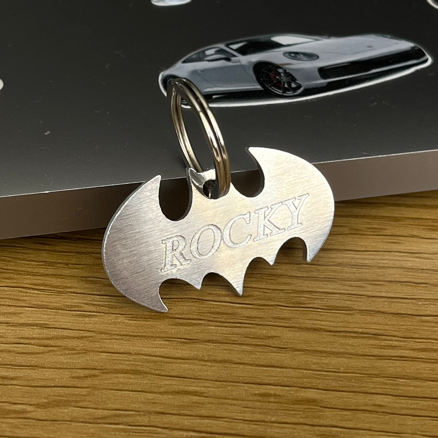 Hero Bat Dog ID Tag